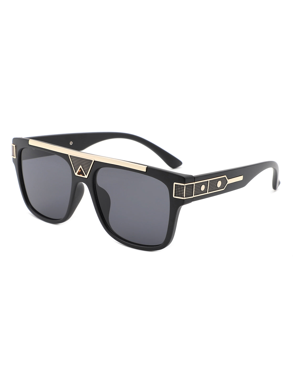 Qepruerus - Aviator Style Retro Square Fashion Sunglasses