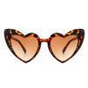 Raelin - Oversize Heart Shape High Pointed Fashion Sunglasses