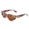 Oasisia - Geometric Fashion Narrow Irregular Cat Eye Sunglasses