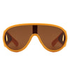 Thayer - Oversize Modern Chic Thick Frame Aviator Fashion Sunglasses