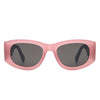 Rigel - Women Chunky Retro Oval Fashion Sunglasses