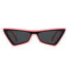 Sublar - Retro Triangle Fashion Colorful Cat Eye Women Sunglasses