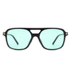Skyhavoc - Retro Square Brow-Bar Fashion Aviator Sunglasses