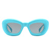 Uplos - Square Thick Frame Women Fashion Cat Eye Sunglasses