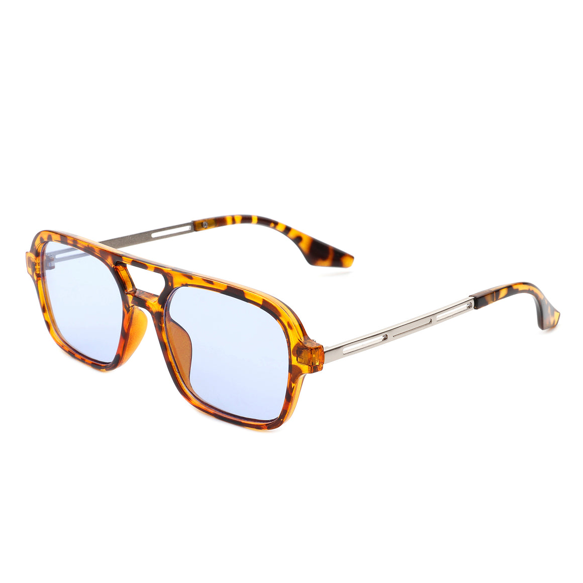 Candorae - Retro Square Brow-Bar Fashion Aviator Style Vintage Sunglasses