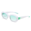 Mysticor - Oval Retro 90s Round Tinted Clout Goggles Sunglasses
