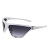 Luminize - Square Fashion Mirrored Wrap Around Sport Sunglasses