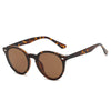 CROSBY | S1100 - Unisex Fashion Retro Round Horn Rimmed Sunglasses - Cramilo Eyewear - Stylish Trendy Affordable Sunglasses Clear Glasses Eye Wear Fashion