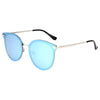 HORNACHUELOS | SHIVEDA PJ736 - Women Round Flat Cat Eye Polarized Lens Sunglasses - Cramilo Eyewear - Stylish Trendy Affordable Sunglasses Clear Glasses Eye Wear Fashion