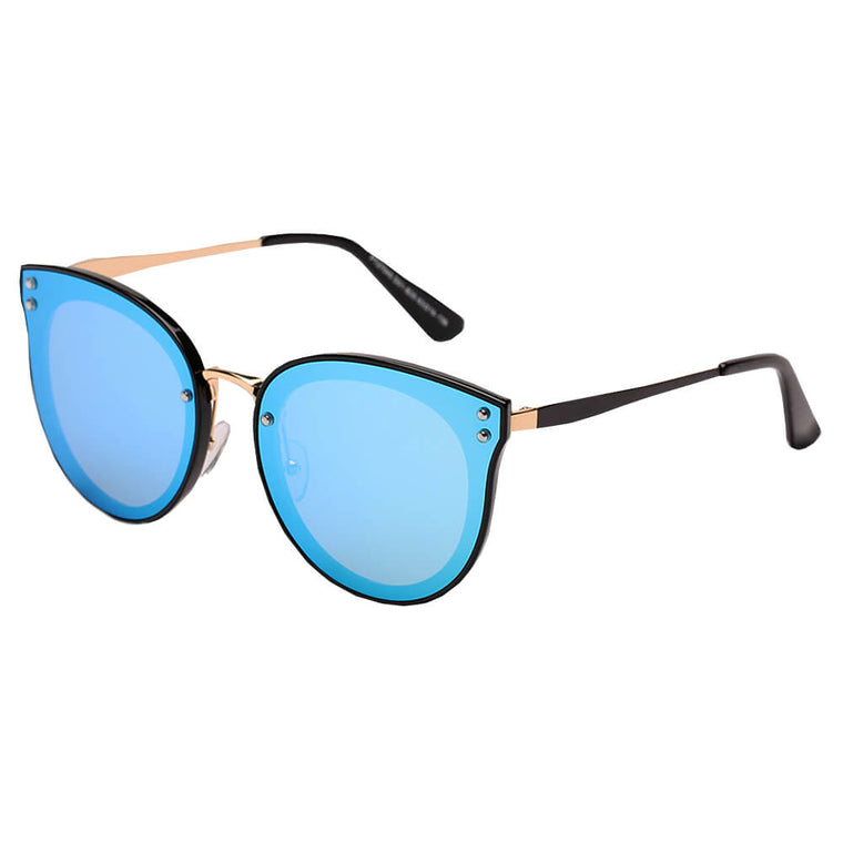 RIMINI | SHIVEDA PT27045 - Women Round Cat Eye Fashion Sunglasses - Cramilo Eyewear - Stylish Trendy Affordable Sunglasses Clear Glasses Eye Wear Fashion