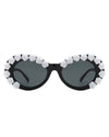 Vystra - Oval Flower Round Fashion Women's Sunglasses