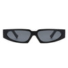 Quetzalx - Retro Rectangular Narrow Vintage Slim Sunglasses