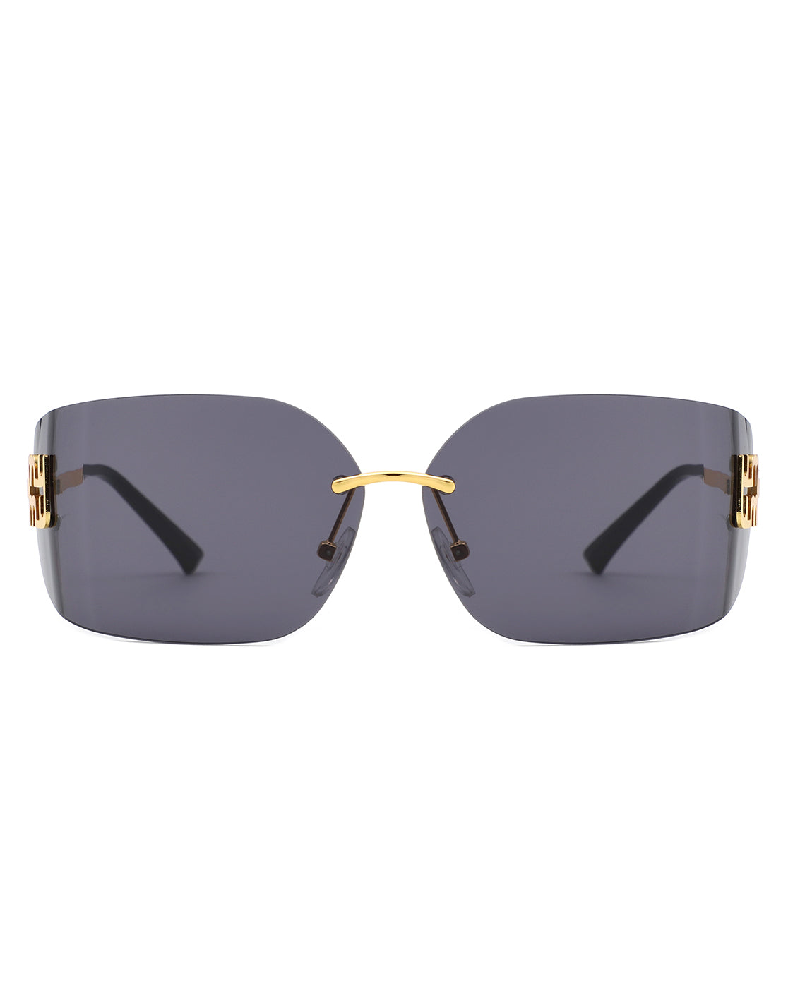 Bobresh - Rectangle Chic Wrap Square Frame Sunglasses