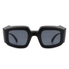 Quicksil - Futuristic Square Retro Chunky Irregular Geometric Sunglasses
