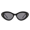 Elandor - Cat Eye Oval Star Designed Sunglasses