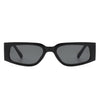 Xenotica - Rectangle Narrow Retro Slim Vintage Square Sunglasses