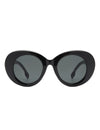 Optic - Round Oval Oversized Women's Fashion Sunglasses