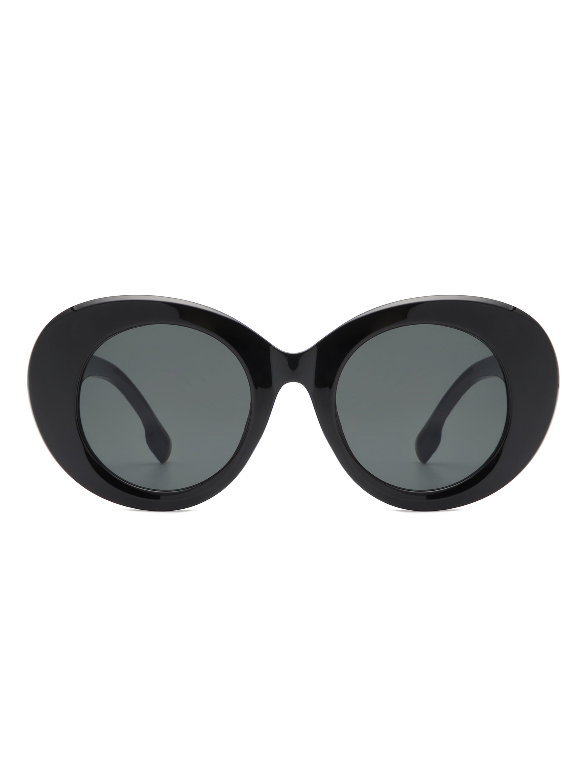 Optic - Round Oval Oversized Women's Fashion Sunglasses