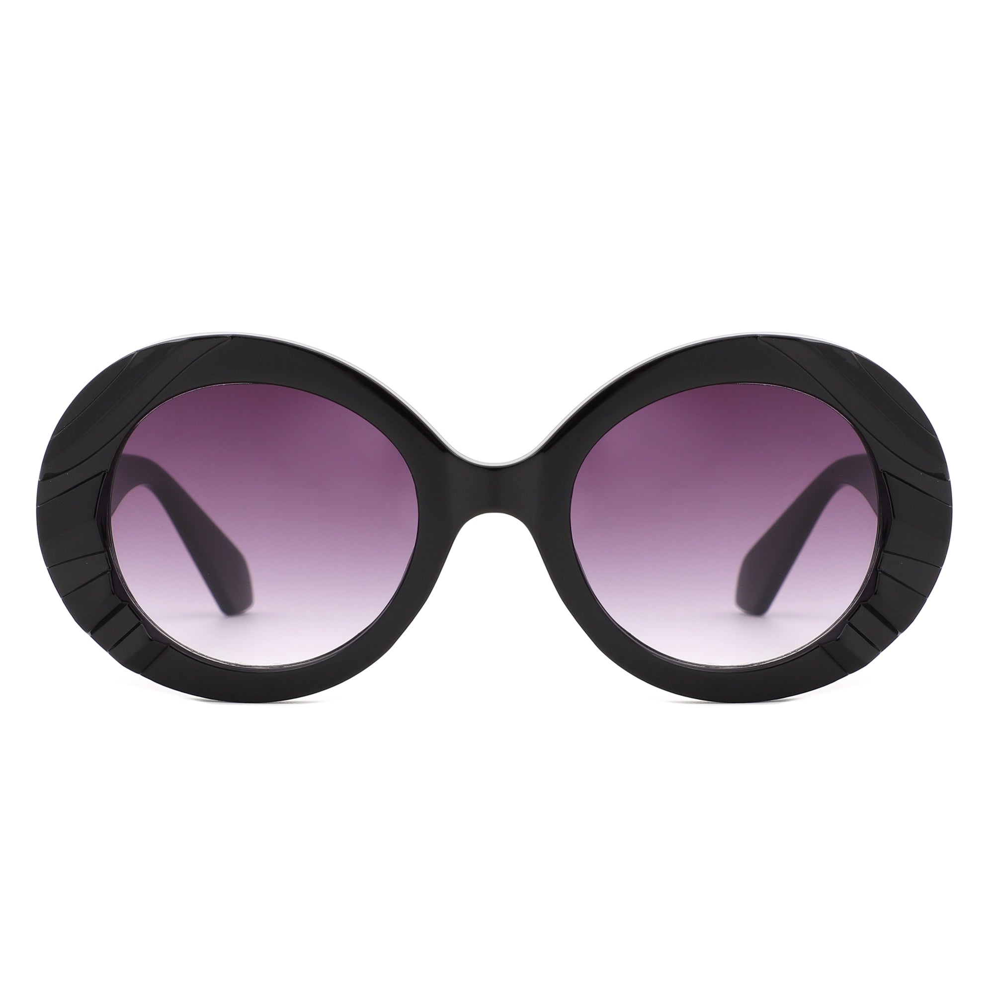 Pixo - Oversized Bold Aviator Retro Round Sunglass