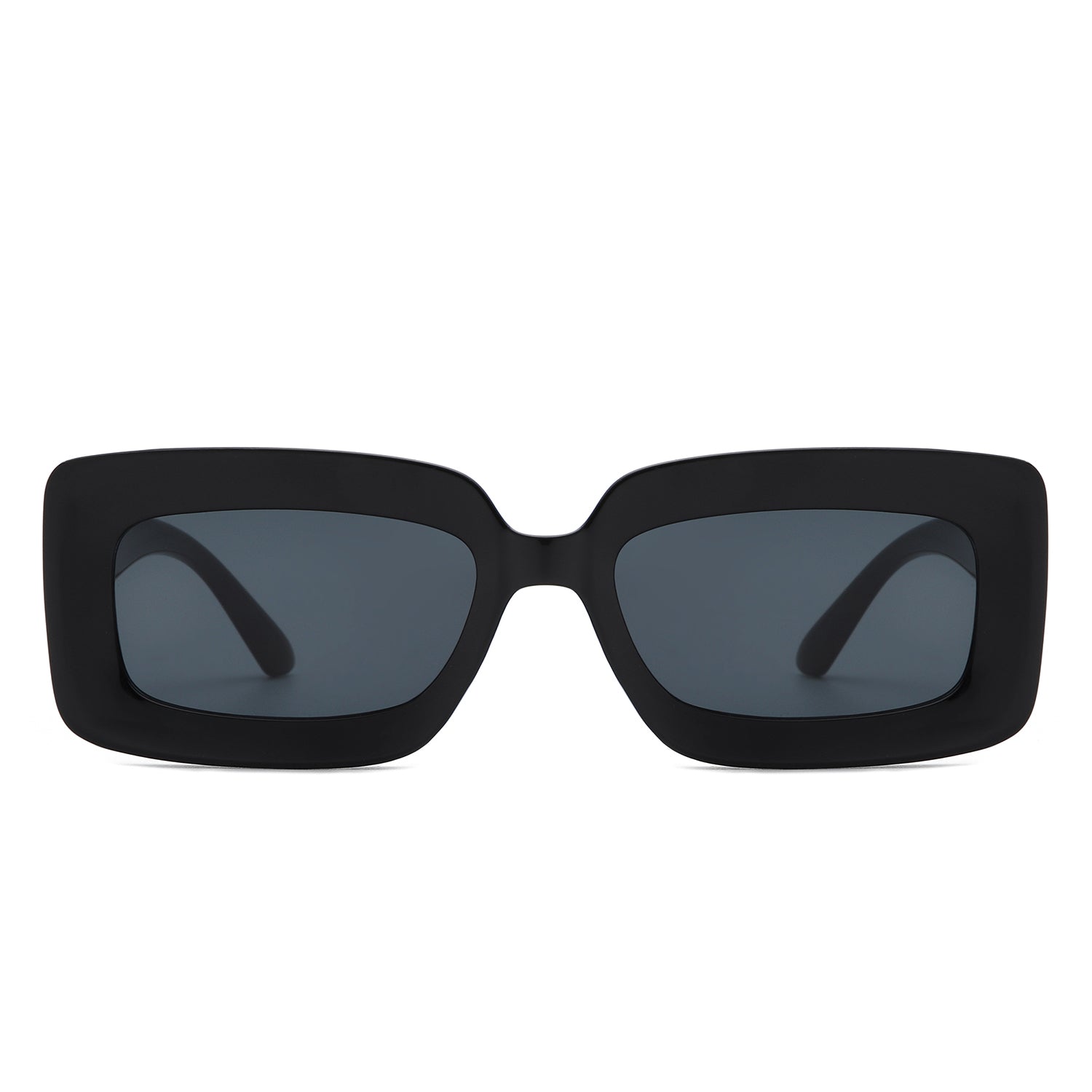 Celestra - Rectangle Square Flat Lens Tinted Sunglasses