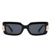 Sylphine - Oversize Sporty Square Chunky Shield Sunglasses