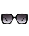 Thorne - Women's Oversized Flat Top Square Fashion Sunglasses