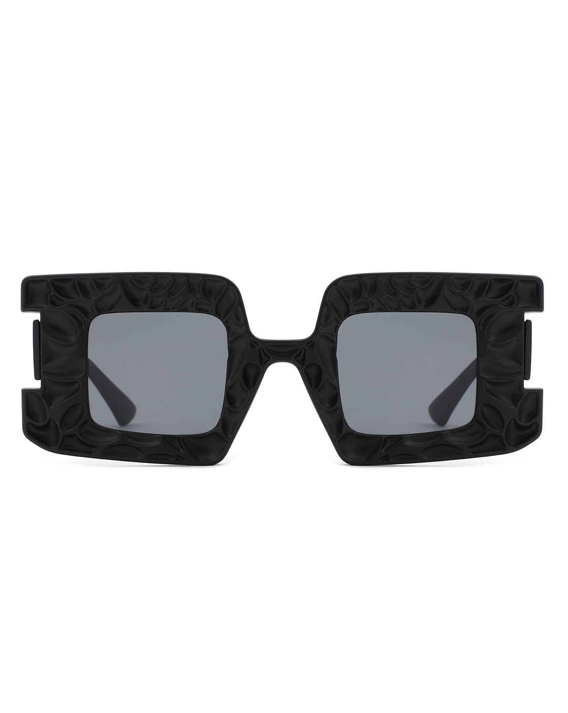 Pledge - Modern Chunky Geometric Square Fashion Sunglasses