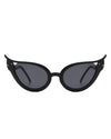 Sylven - Women's Fashion High Pointed Cat Eye Sunglasses with Wavy Design