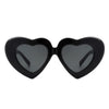 Novellea - Oversize Heart Shape Mod Clout Fashion Sunglasses