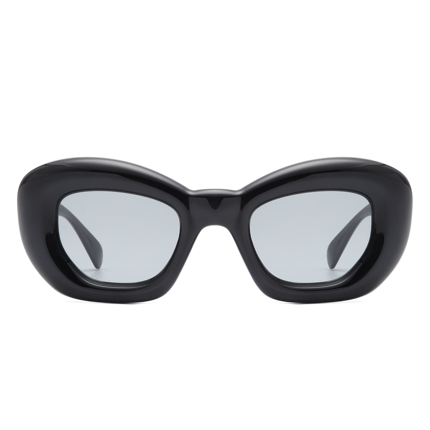 Uplos - Square Thick Frame Women Fashion Cat Eye Sunglasses