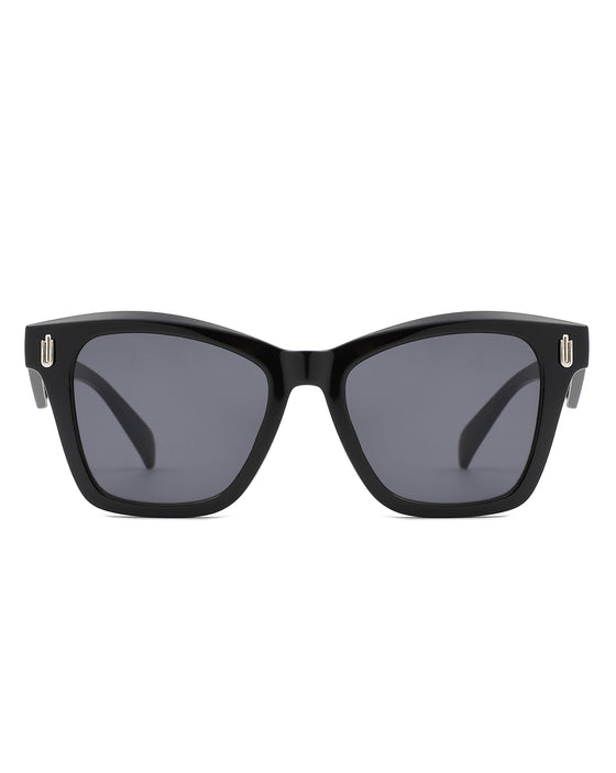 Cramilo Chic Cat Eye Sunglasses - Square Frame Women's Fashion Sun Glasses - UVA & UVB Protection Polycarbonate Lens Eyewear