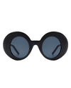 Yoke - Retro Chic Fashion Oversized Round Women's Sunglasses