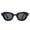 Kyvyn - Small Square Horn-Rimmed Fashion Color Pop Sunglasses