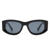 Rigel - Women Chunky Retro Oval Fashion Sunglasses