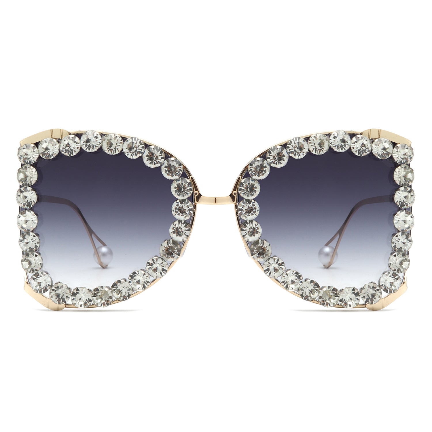 Apex - Luxury Oversized Rhinestone Butterfly Women's Sunglasses