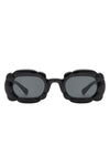 Uplift - Geometric Irregular Thick Frame Square Fashion Sunglasses