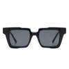 Xeno - Flat Top Geometric Fashion Square Sunglasses