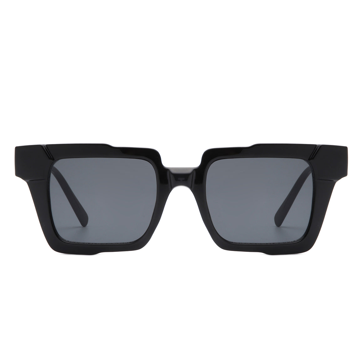 Xeno - Flat Top Geometric Fashion Square Sunglasses