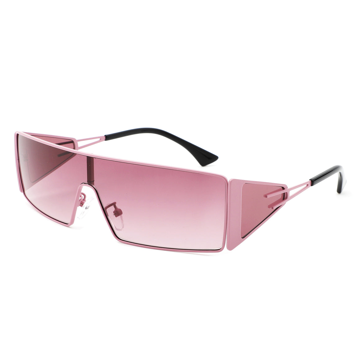 Vortex - Square Wrap-Around Retro Rectangle Fashion Sunglasses