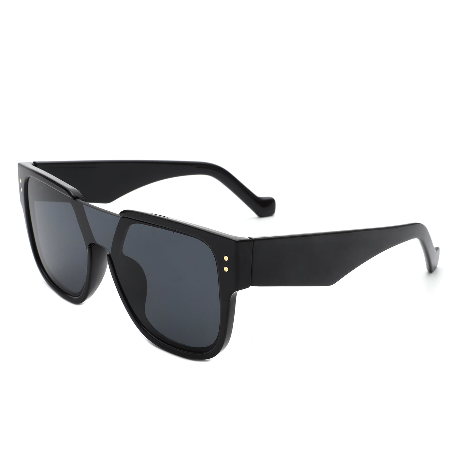 Solis - Square Oversize Brow-Bar Chic Women Fashion Sunglasses