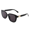 Illusion - Classic Square Flat Top Fashion Oversize Sunglasses