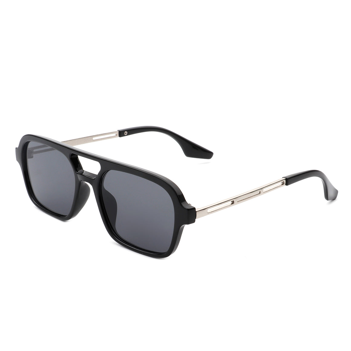 Candorae - Retro Square Brow-Bar Fashion Aviator Style Vintage Sunglasses