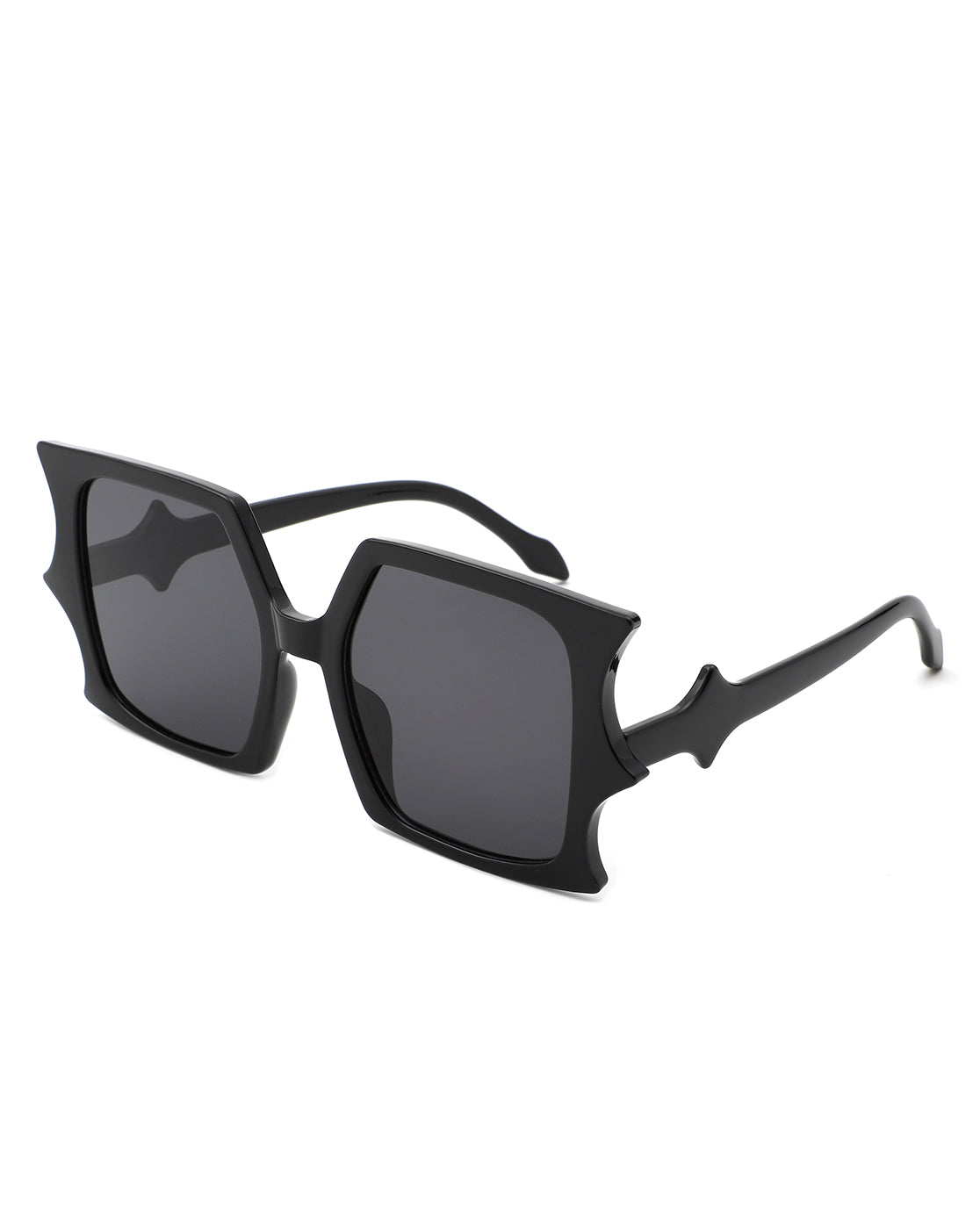 Sylas - Square Irregular Bat Wing Shape Flat Top Wholesale Sunglasses