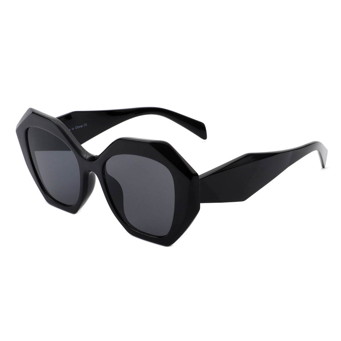 Crystalx - Women Geometric Retro Polygon Square Fashion Sunglasses