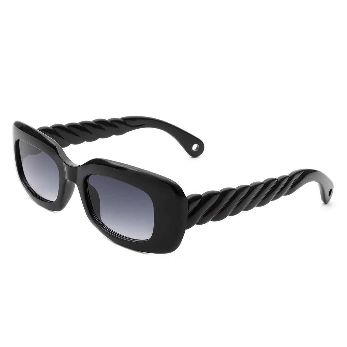 Wonderia - Rectangle Narrow Retro Slim Square Fashion Sunglasses