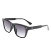 Shimmer - Classic Square Tinted Flat Top Horn-Rimmed Sunglasses