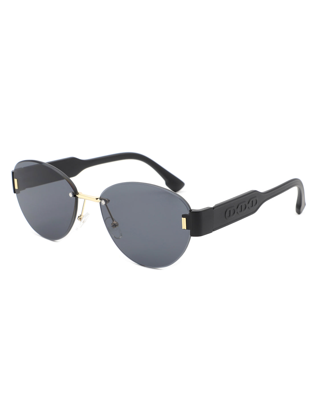 Dastriana - Cramilo Round Chic Tinted Oval Frame Womens Fashion Sunglasses