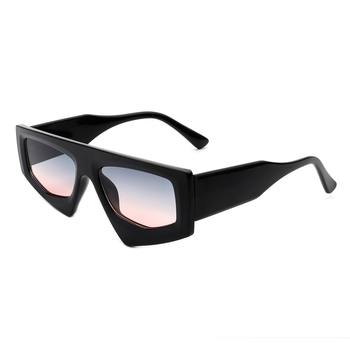 Xyrisia - Rectangle Retro Geometric Sunglasses