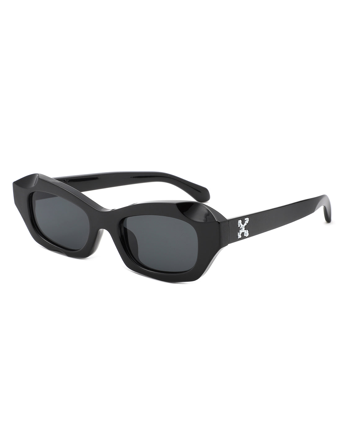 Zarael - Women Fashion Square Retro Narrow Cat Eye Wholesale Sunglasses