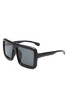 Hype - Oversized Square Flat-Top Women's Fashion Sunglasses